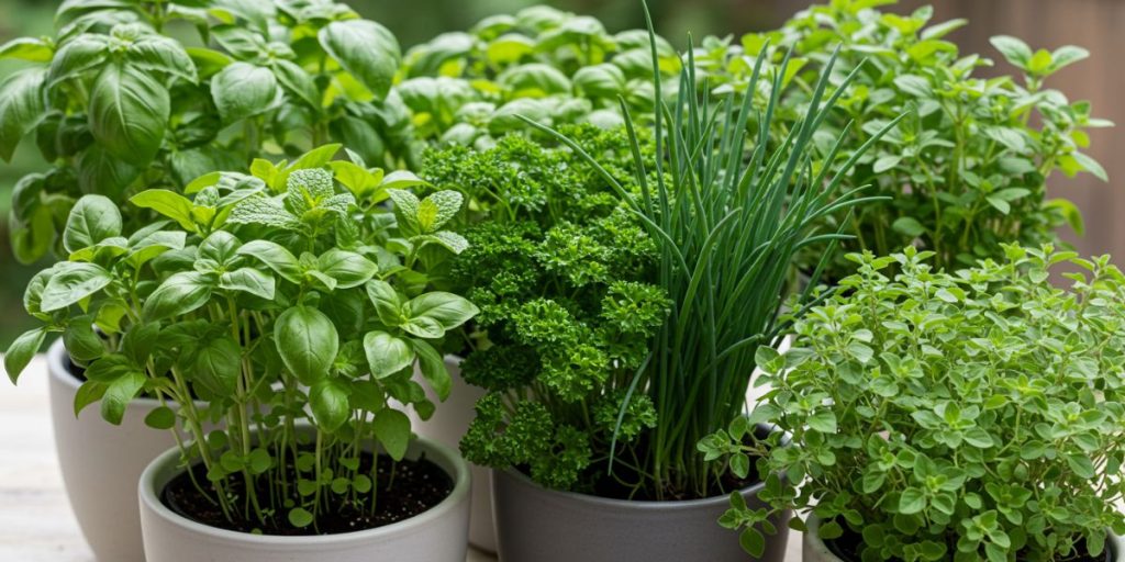 Growing herbs year-round